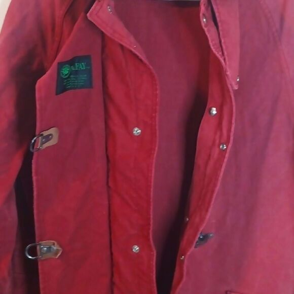 Fay Fireman's turnout coat jacket with metal clasps, missing lining size S - Picture 10 of 14